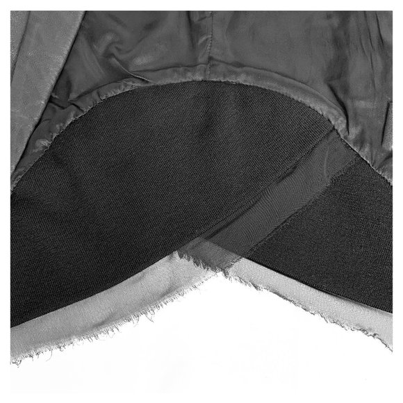 SCATOLA genuine leather Vest with sheer details - Picture 4 of 5